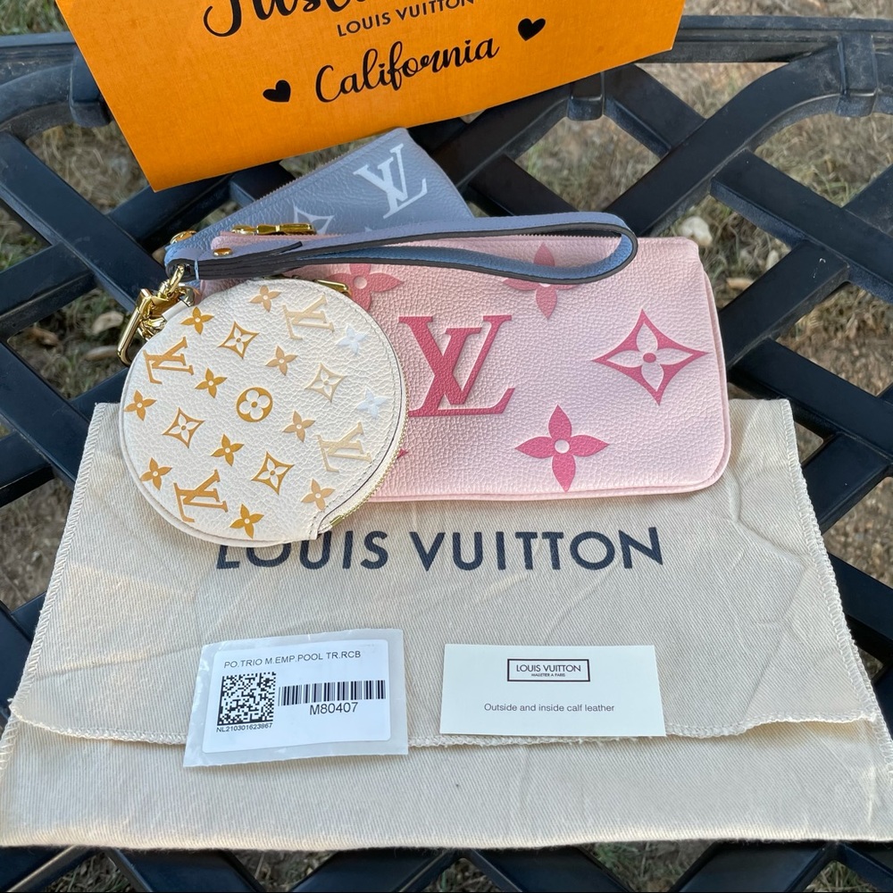✨Louis Vuitton By The Pool Trio Pouch✨